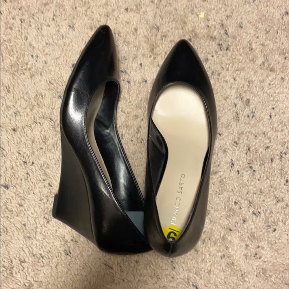 Black Wedges size 9